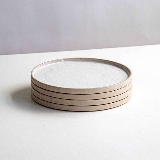 DINNER PLATE WHITE SPECKLED
