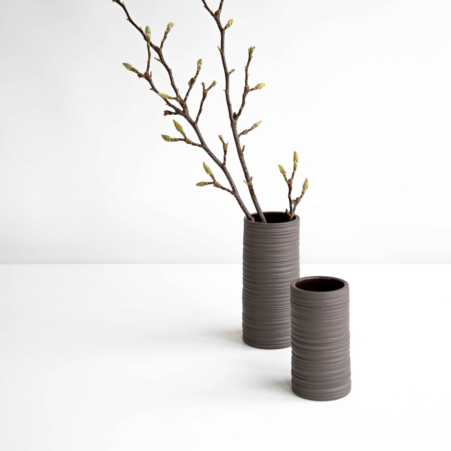 TEXTURE VASE DARK L
