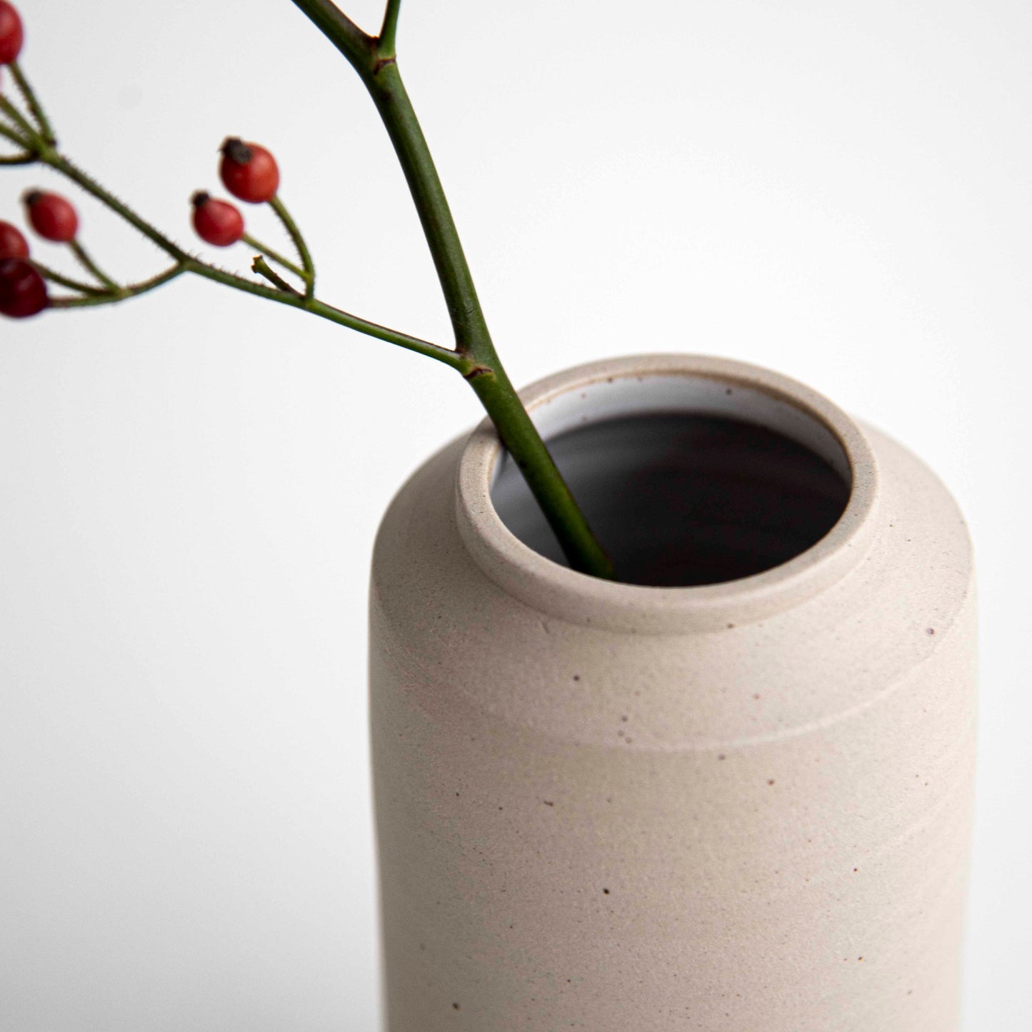 VASE WHITE M