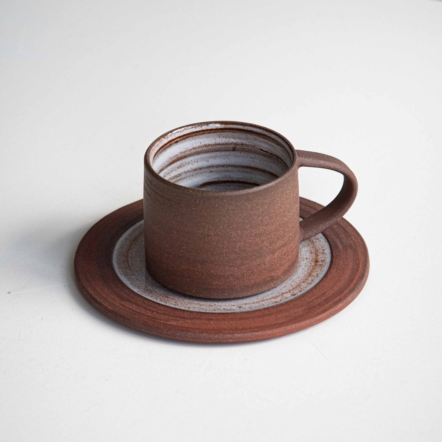 RED CUP & SAUCER
