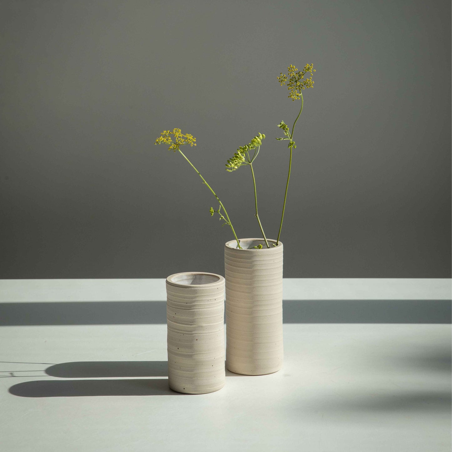 VASE WHITE S - set of 2