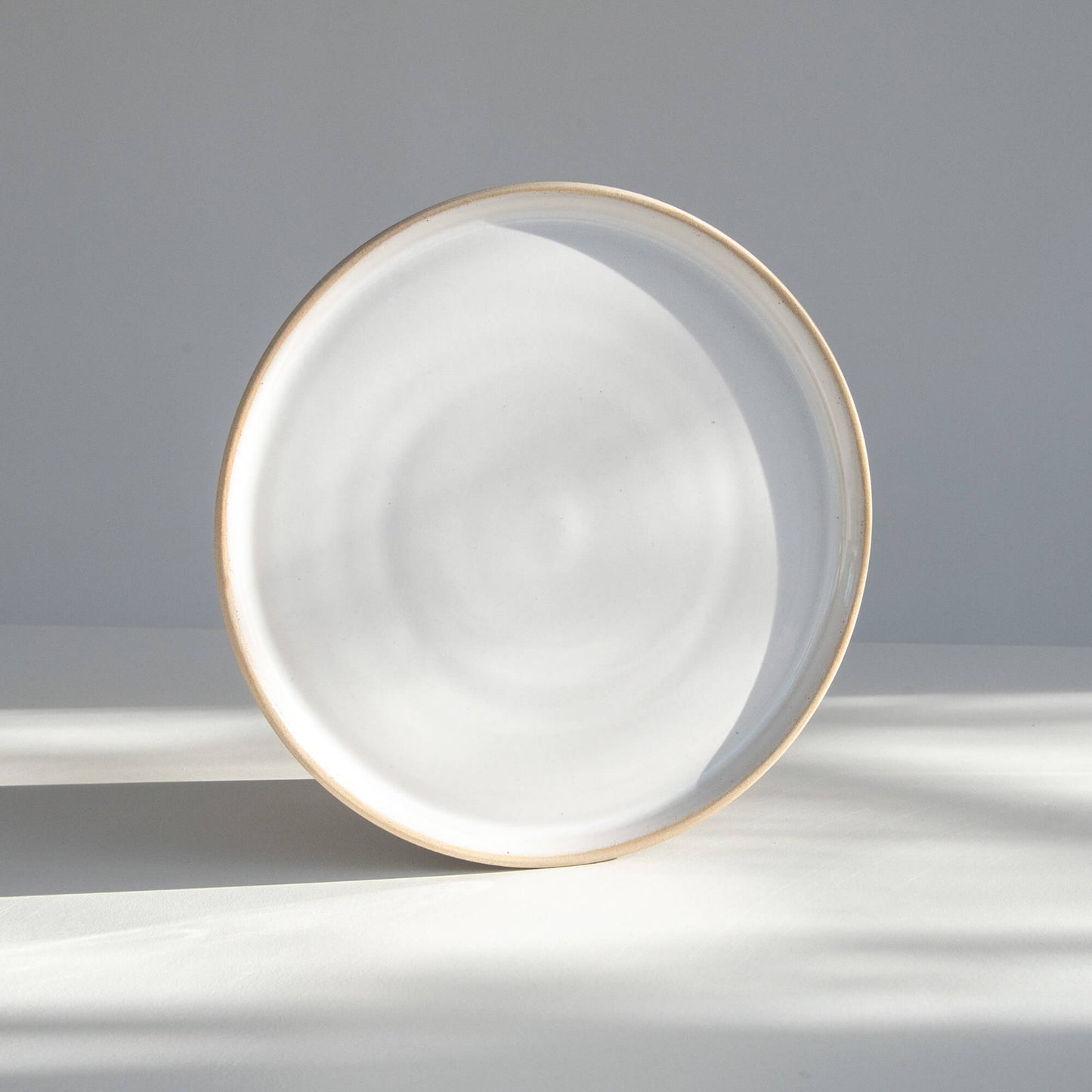 PLATE WHITE medium