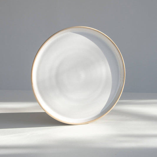 PLATE WHITE medium