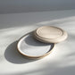 PLATE WHITE medium