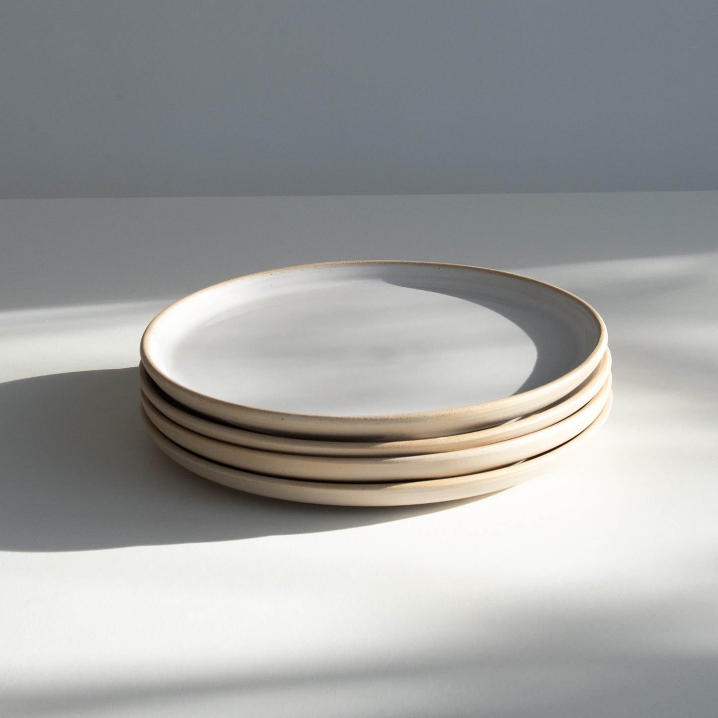 PLATE WHITE medium